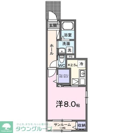 フルーヴの物件間取画像